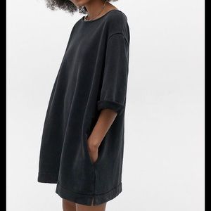 UO Black sweatshirt minidress, NWOT